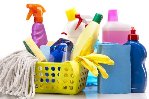 Deep cleaning carpet with steam extraction equipment
