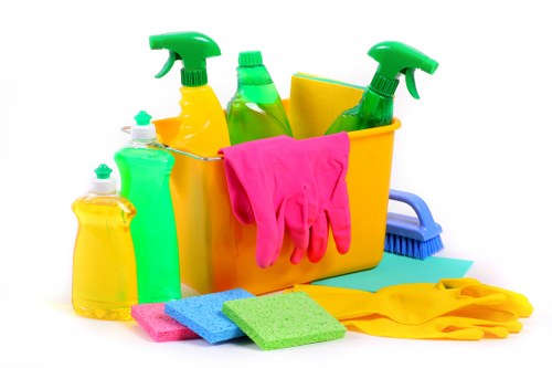 Step-by-step upholstery cleaning process on a couch